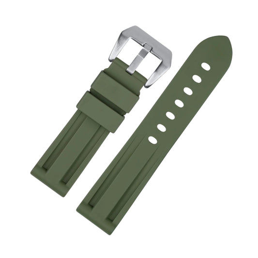 Rubber Strap - For Panerai - Military Green