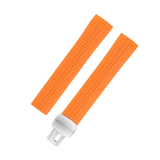 Rubber Strap - For Patek Philippe Aquanaut - Orange