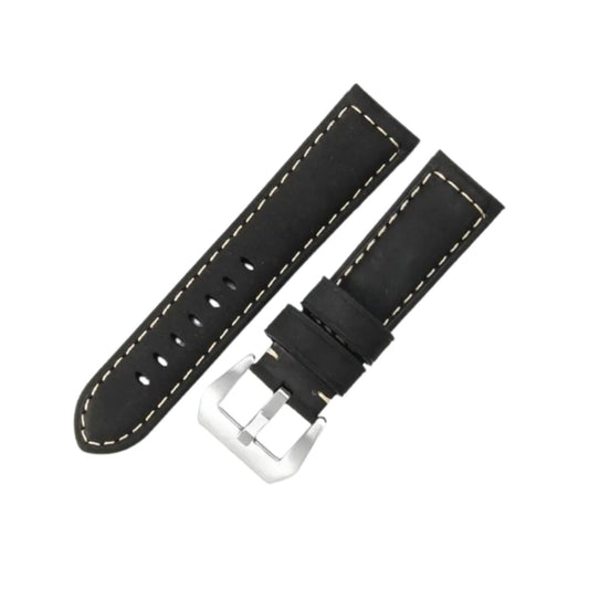 Leather Strap - For Panerai - Leather Black