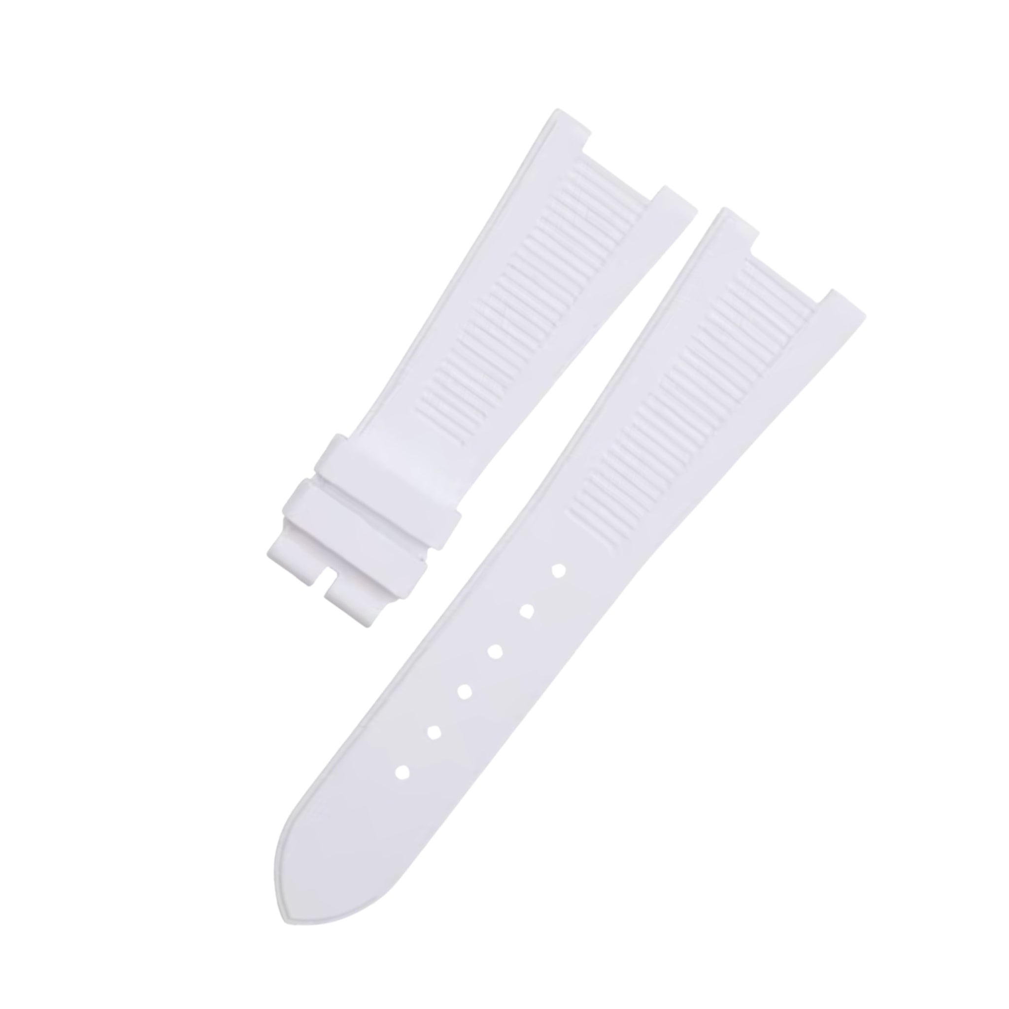 Rubber Strap - For Patek Philippe Nautilus - White - Helvetus