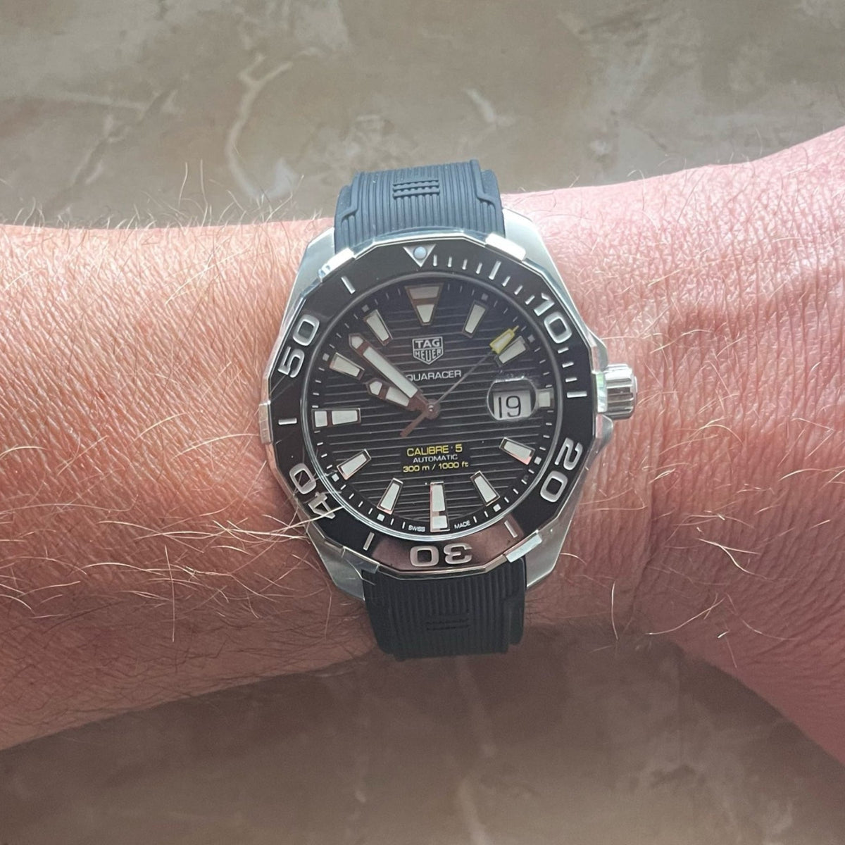 Tag Heuer Rubber Strap Replacement Aquaracer