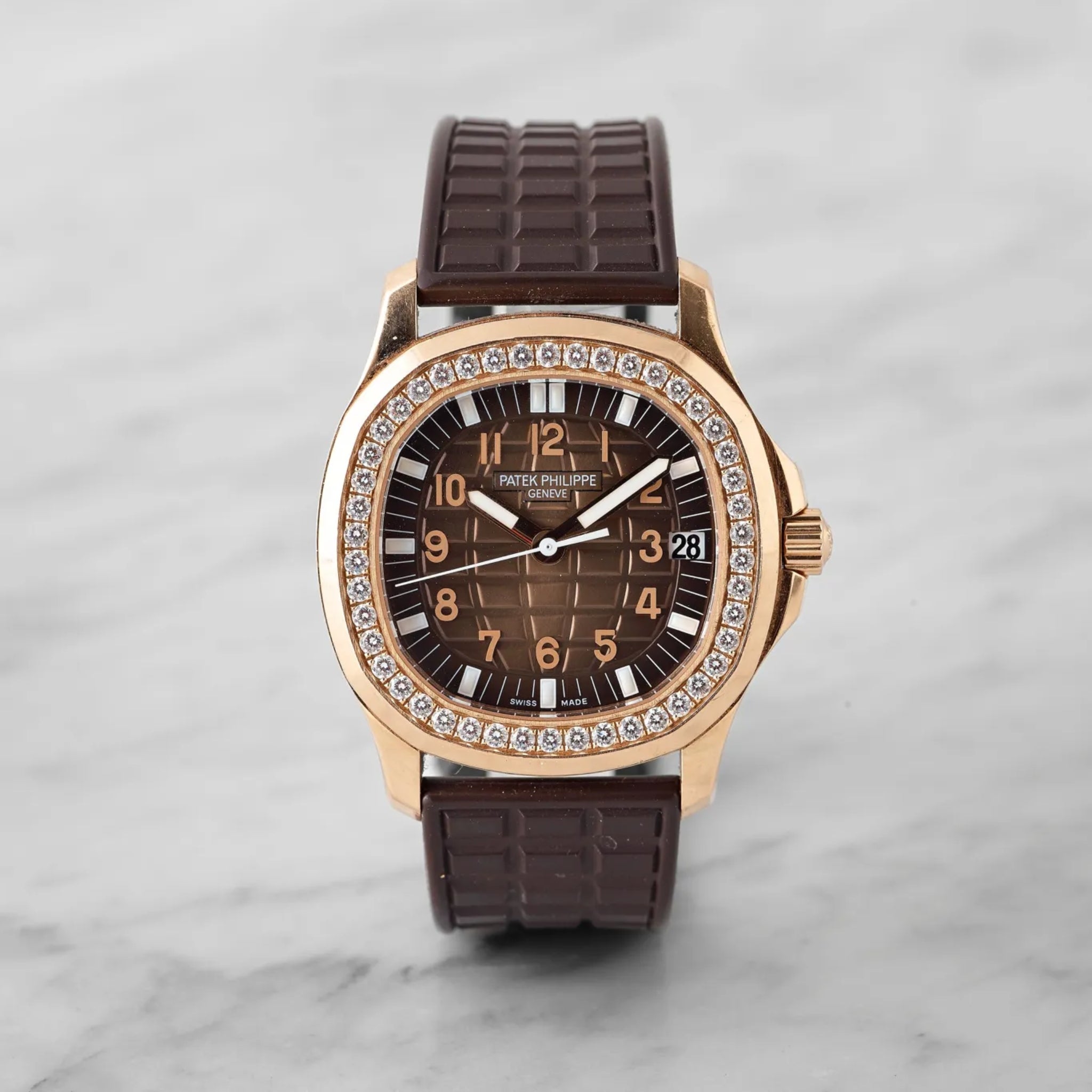 Rubber Strap - Patek Philippe Aquanaut 5067A - 001, 5065, 5066, 5064 - Brown - Helvetus